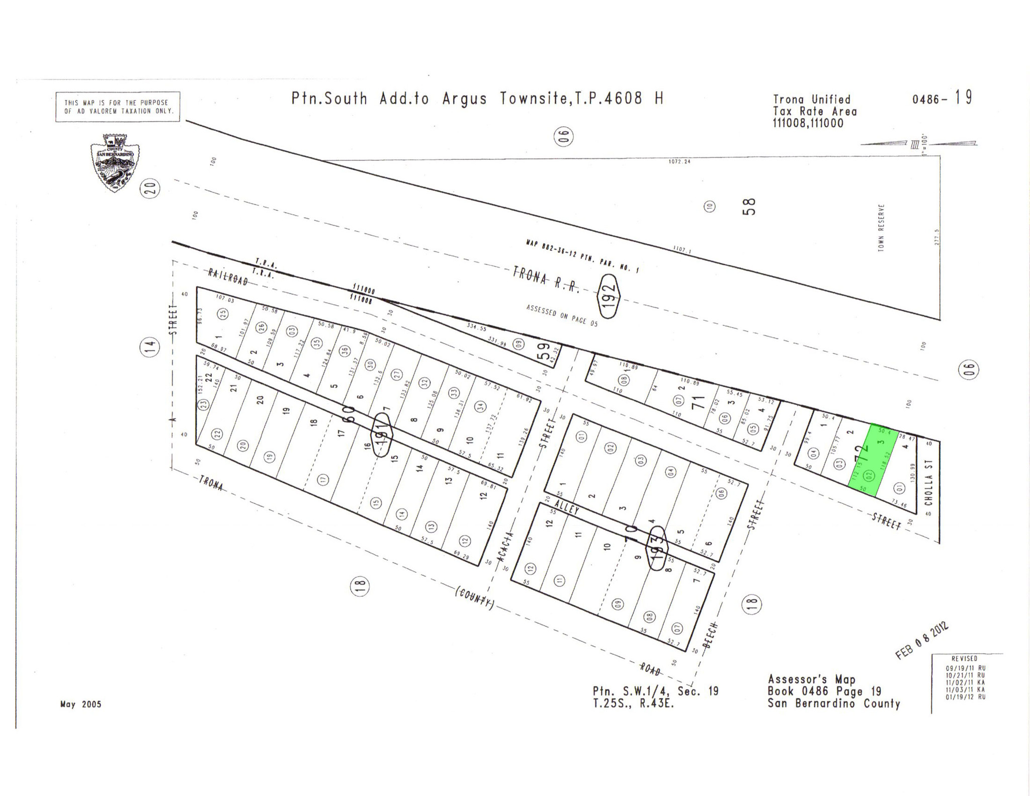 Railroad St, Trona, CA for Sale