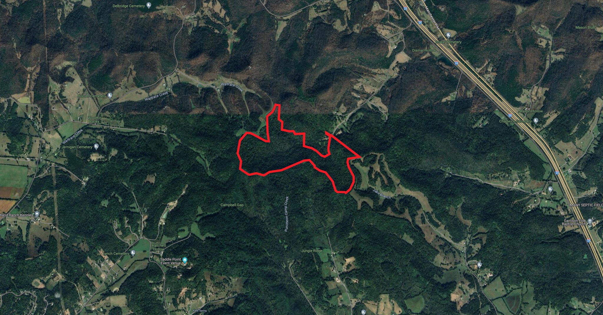 Jake Branch Rd/Eaton Hollow/Dismal Hollow Rds, Beechgrove, TN for Sale