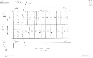 Hawthorne, CA Commercial Land - 4752 W 136th St