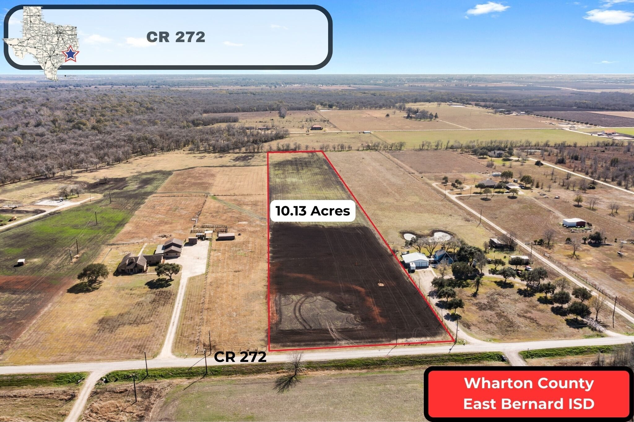 Tract 1 County Road 272, East Bernard, TX for Sale