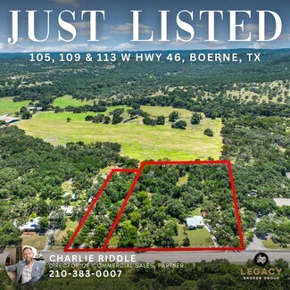 Boerne, TX Commercial Land - 105, 109, 113 TX-46 Boerne, TX Commercial Land - 105, 109, 113 TX-46