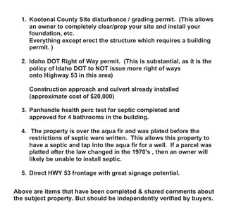 Rathdrum, ID Commercial - NKA Highway 53 NKA West Highway 53 Hwy Rathdrum, ID Commercial - NKA Highway 53 NKA West Highway 53 Hwy