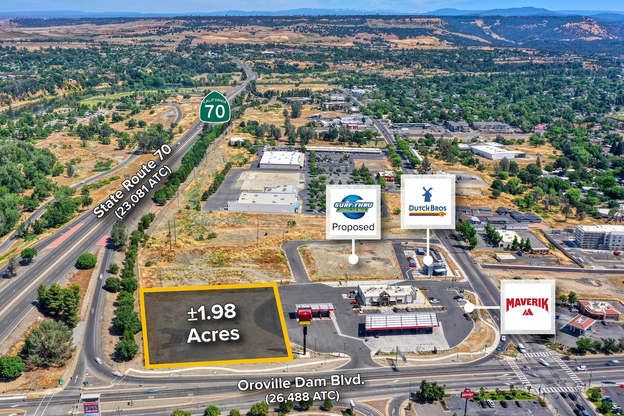 Highway 70 Oro Dam Rd Oroville, CA 95965 Land Property for Sale on