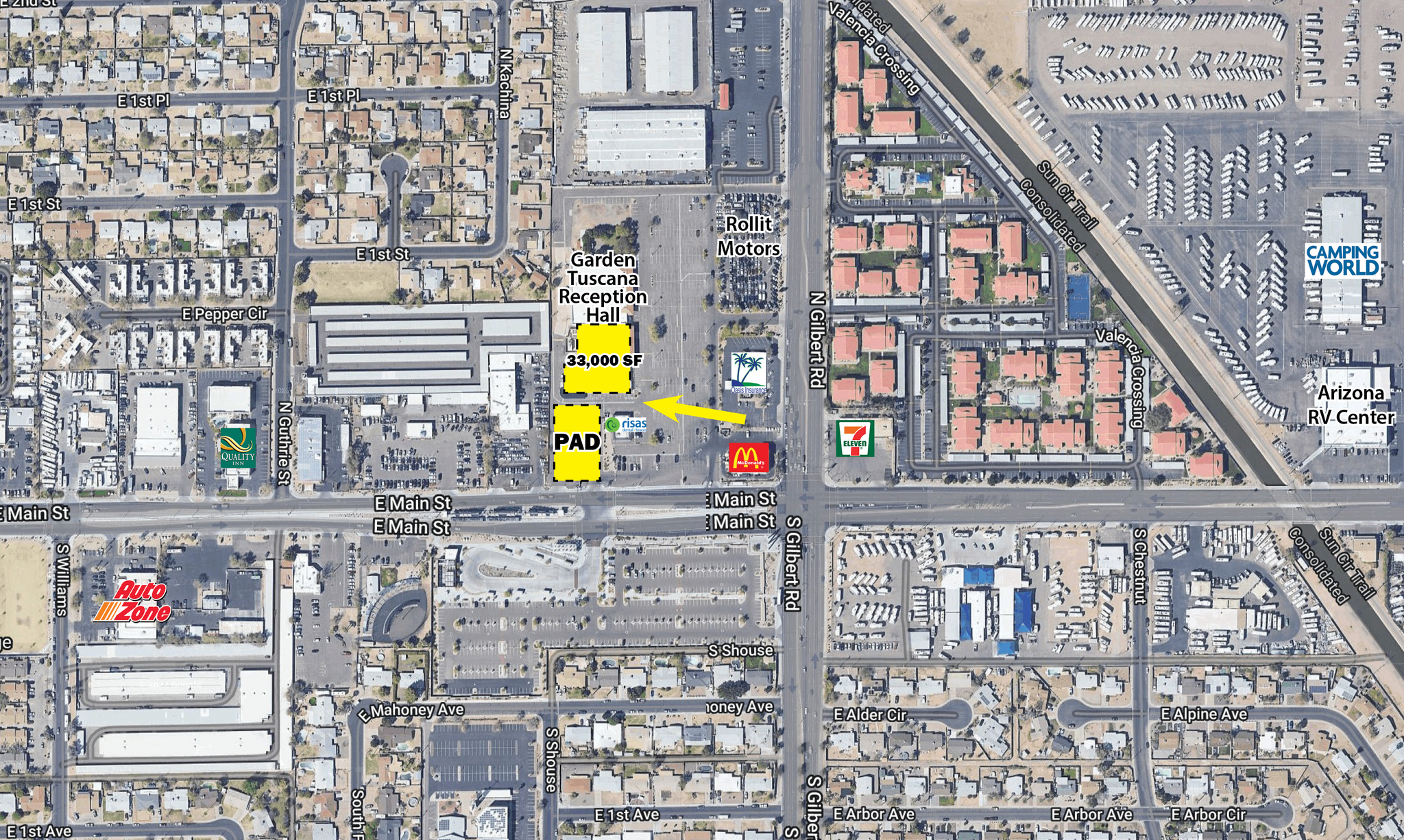 N Gilbert Rd @ E Main St, Mesa, AZ for Rent