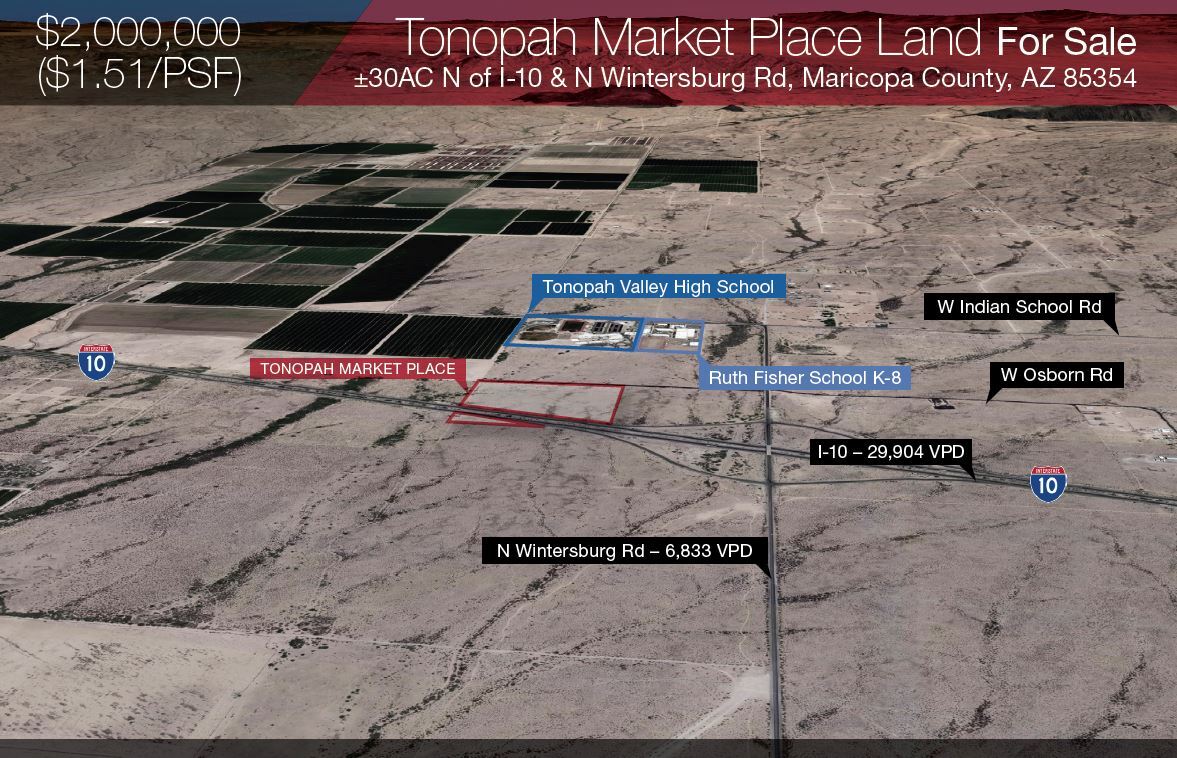 Wintersburg Rd and I-10, Tonopah, AZ for Sale