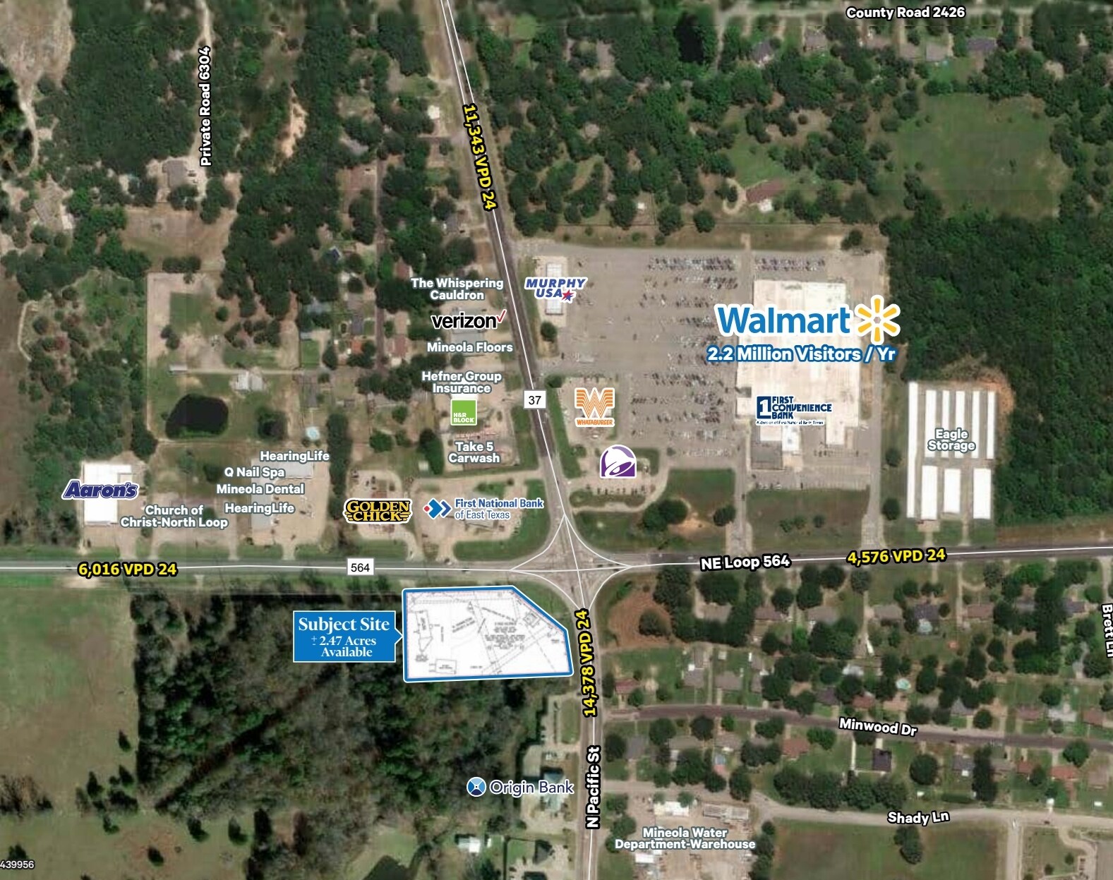 101 NW Loop 564, Mineola, TX for Sale