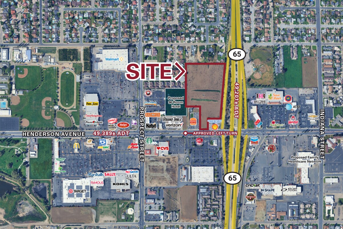 NWC West Henderson Avenue & Highway 65, Porterville, CA for Sale