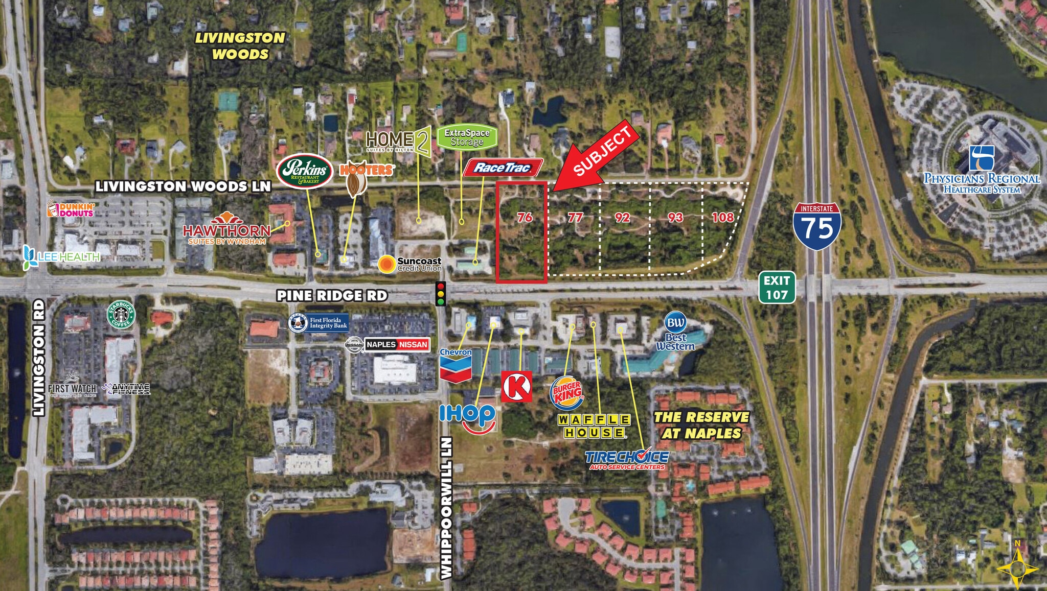 Pine Ridge Rd @ I-75, Naples, FL for Sale