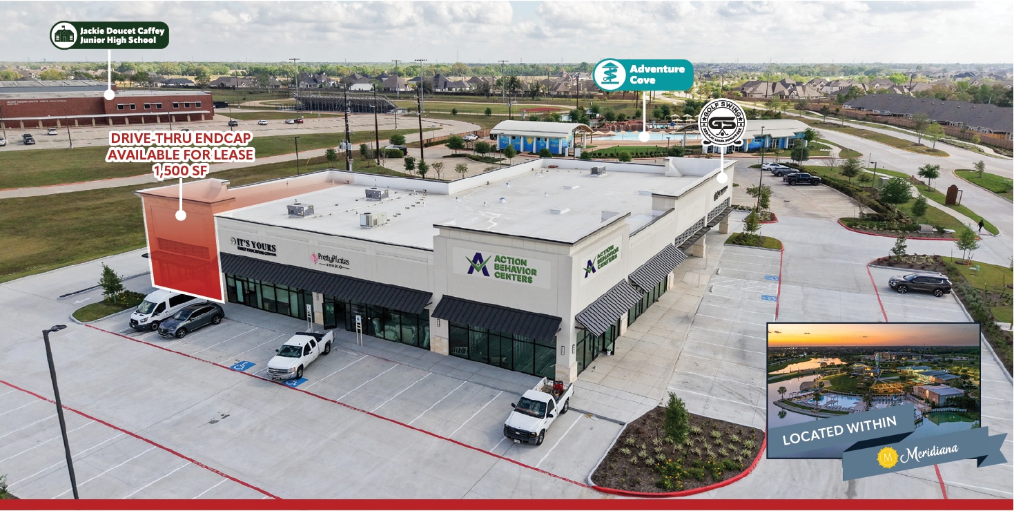 NEC of Meridian Pky @ Pursley Blvd, Manvel, TX for Rent