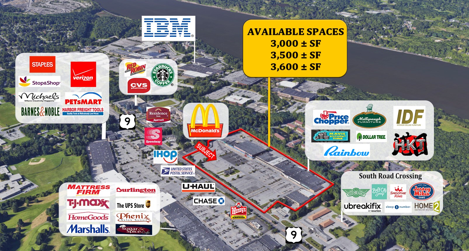 2555-2605 South Rd, Poughkeepsie, NY for Rent