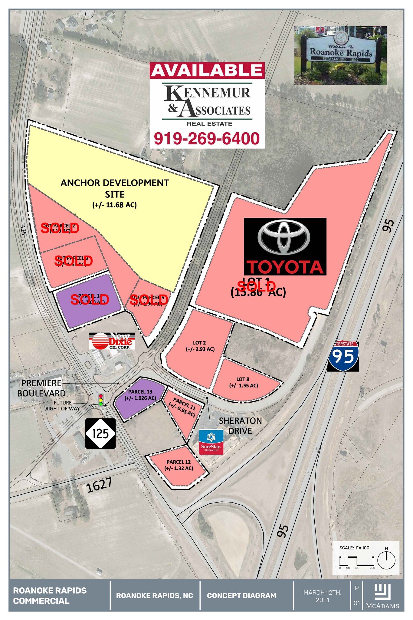 Premier Boulevard, Roanoke Rapids, NC for Sale
