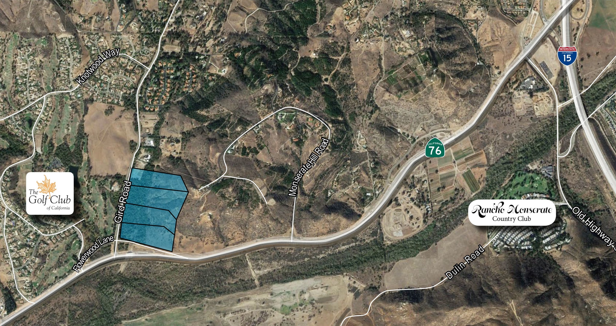 Pala Rd @ Gird Road, Fallbrook, CA for Sale
