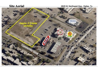 Dallas, TX Commercial Land - 2829 W Northwest Hwy