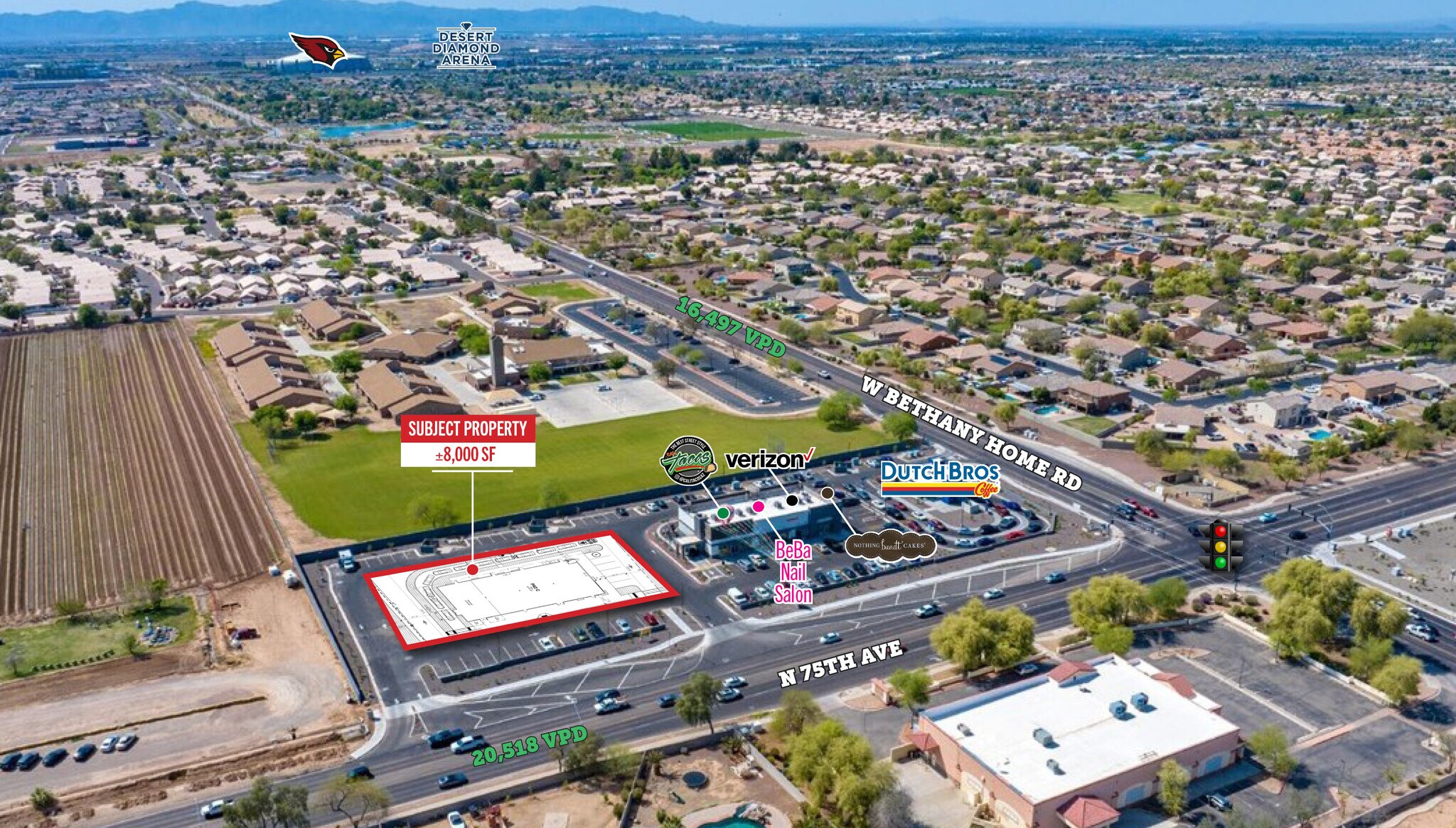 W Bethany Home Rd @ 75th Ave, Glendale, AZ for Rent