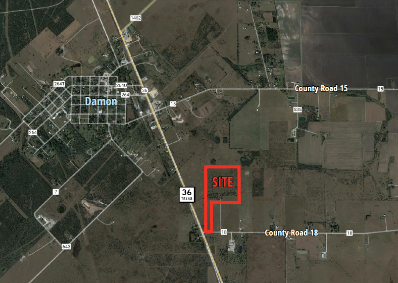 Hwy 36 & County Rd 18, Damon, TX for Sale