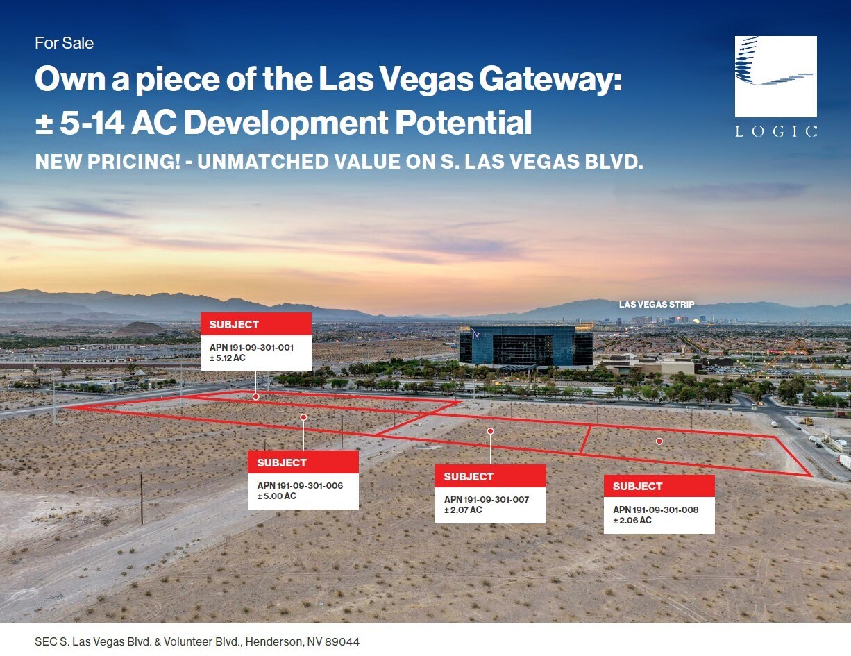 SEC S Las Vegas Blvd. & Volunteer, Henderson, NV for Sale