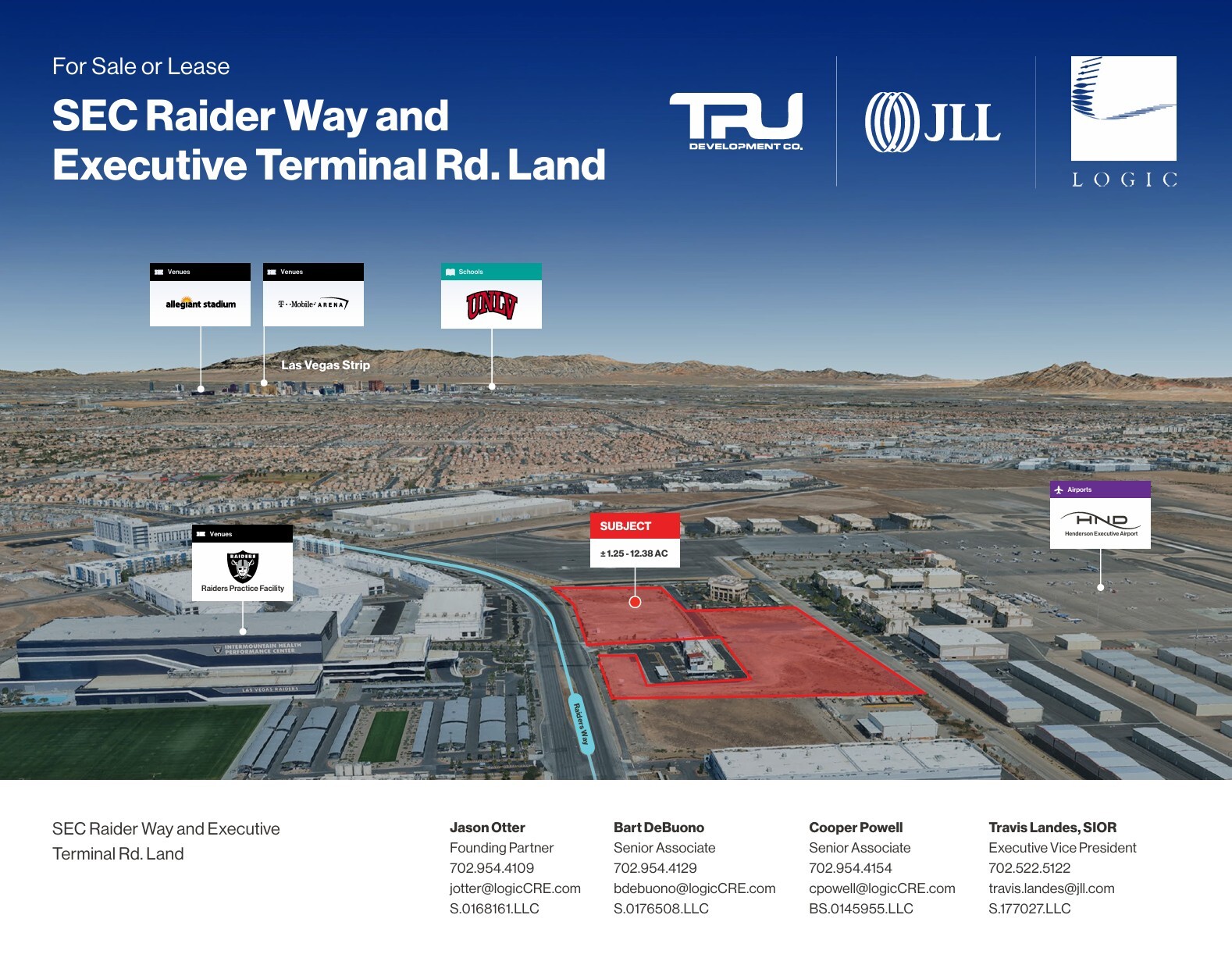 SEC Raiders Way & Executive Terminal Dr, Henderson, NV for Rent