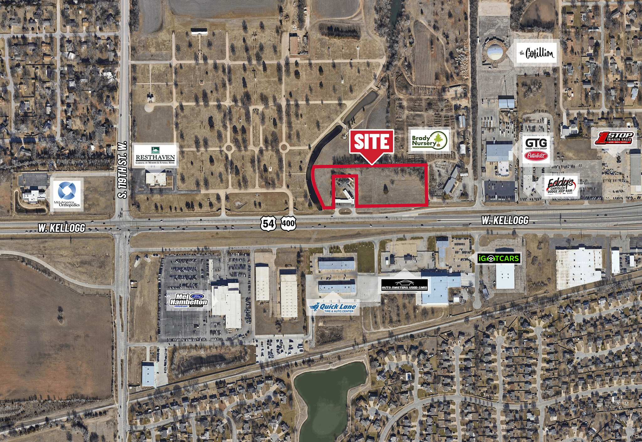 11300 Block W. Kellogg St, Wichita, KS for Sale