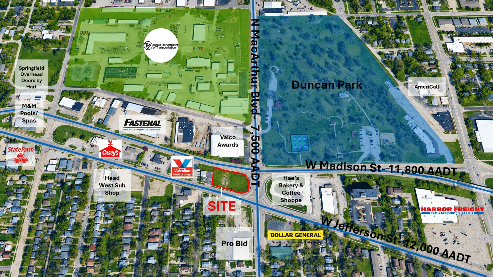 1005-1019 W Jefferson St, Springfield, IL for Sale