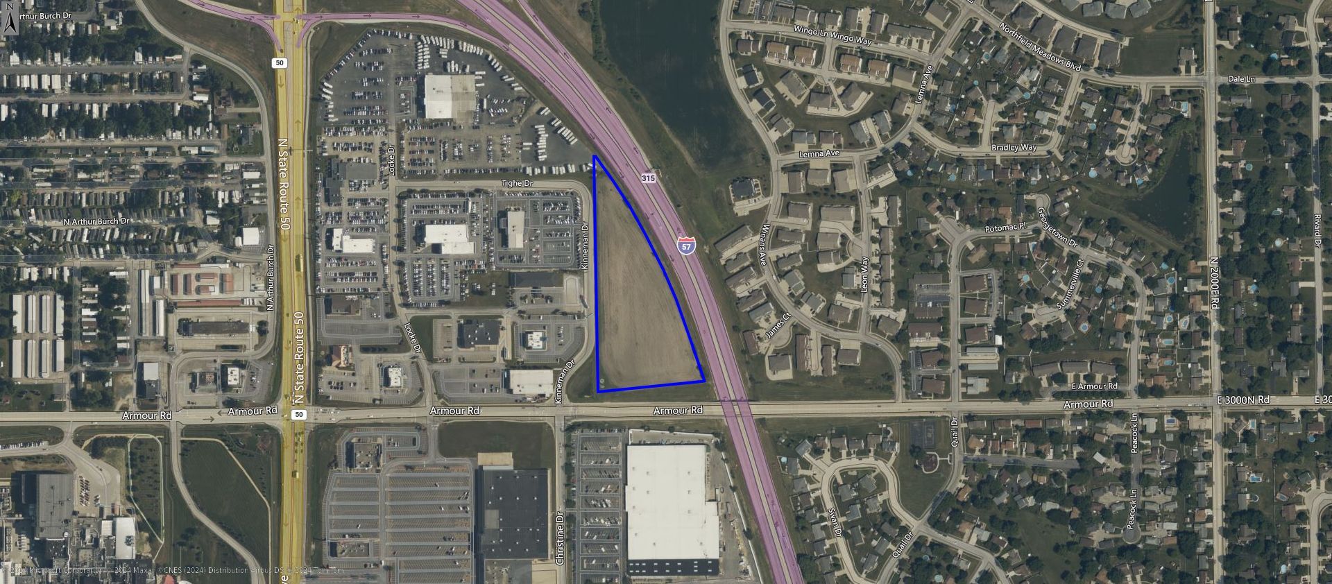 East Armour Road & I-57, Bourbonnais, IL for Sale