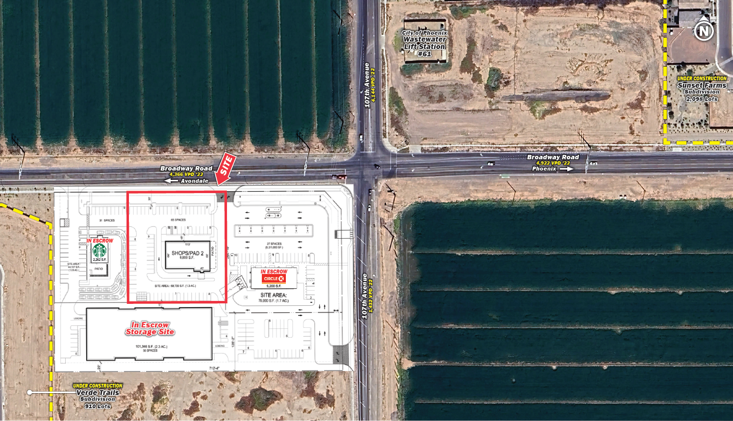 SW 107th & Broadway Rd, Tolleson, AZ for Sale