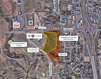 Colorado Springs, CO Commercial Land - SEC Fillmore & Centennial