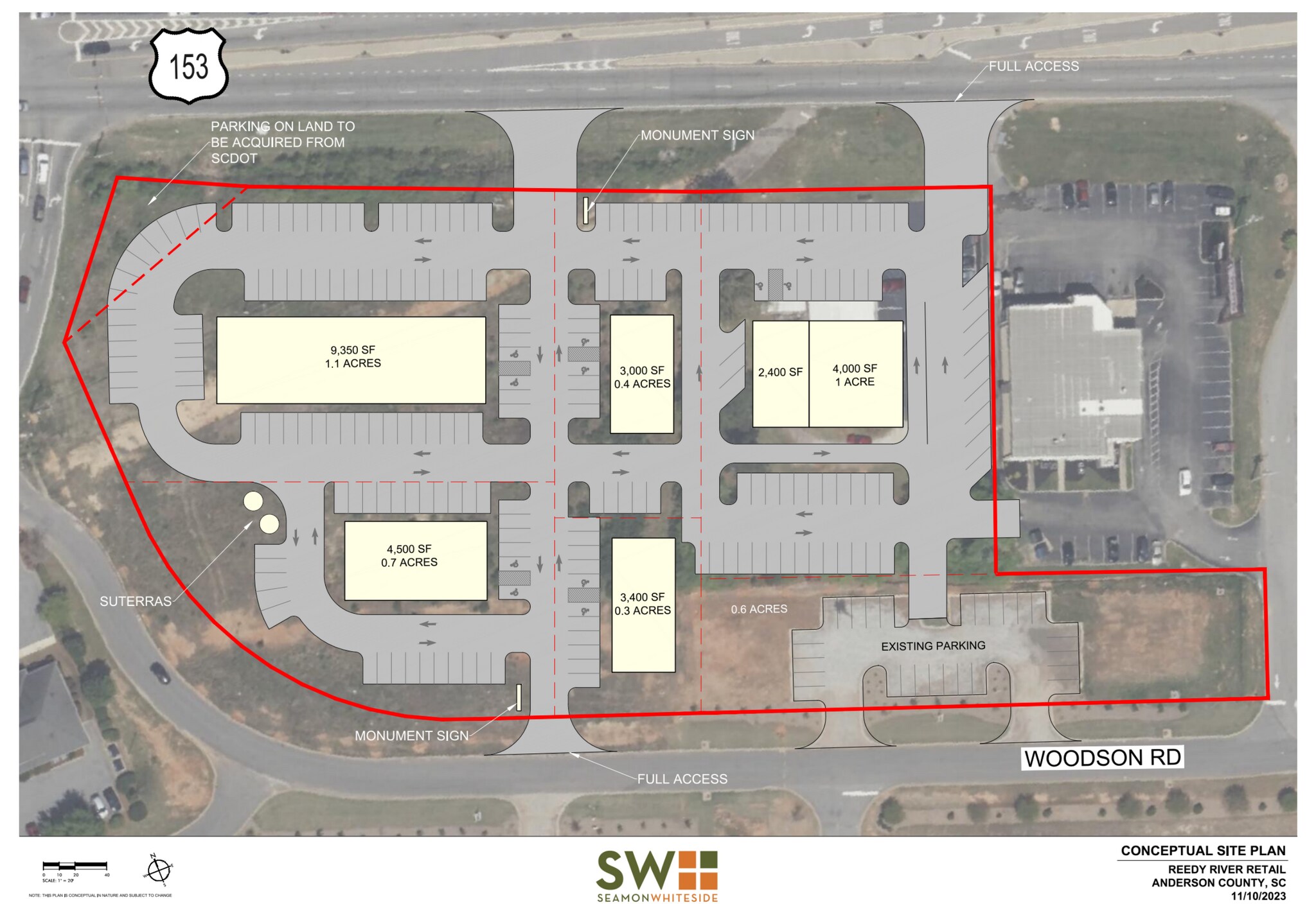 3535 Highway 153 Powdersville, SC 29611 Retail Property for Lease on