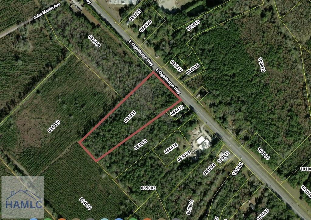 9.33 AC East Oglethorpe Highway, Flemington, GA for Sale