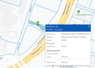 Temple, TX Commercial Land - NWC OF I-35 FRONTAGE ROAD & ALAE STREET