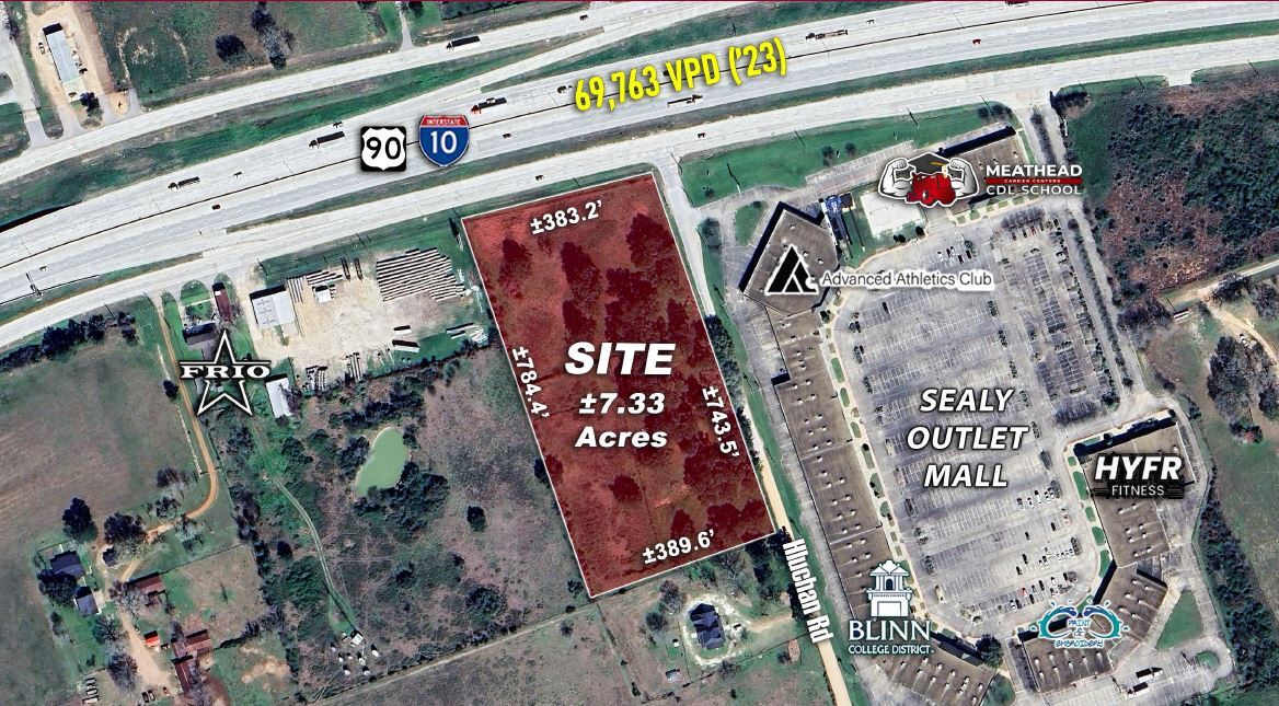 I-10 Frontage Rd & Hluchan Rd, Sealy, TX for Sale