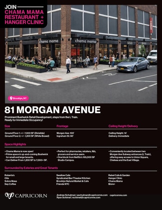 Brooklyn, NY Retail - 81 Morgan Ave