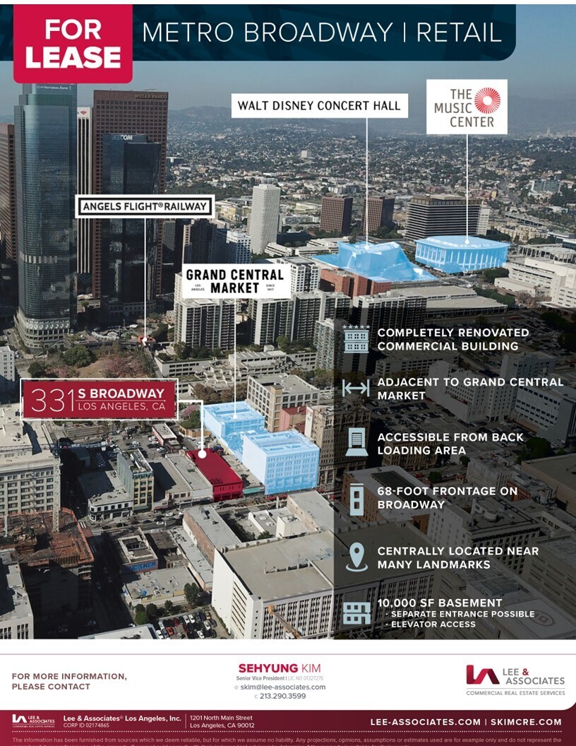 331 S Broadway, Los Angeles, CA for Rent