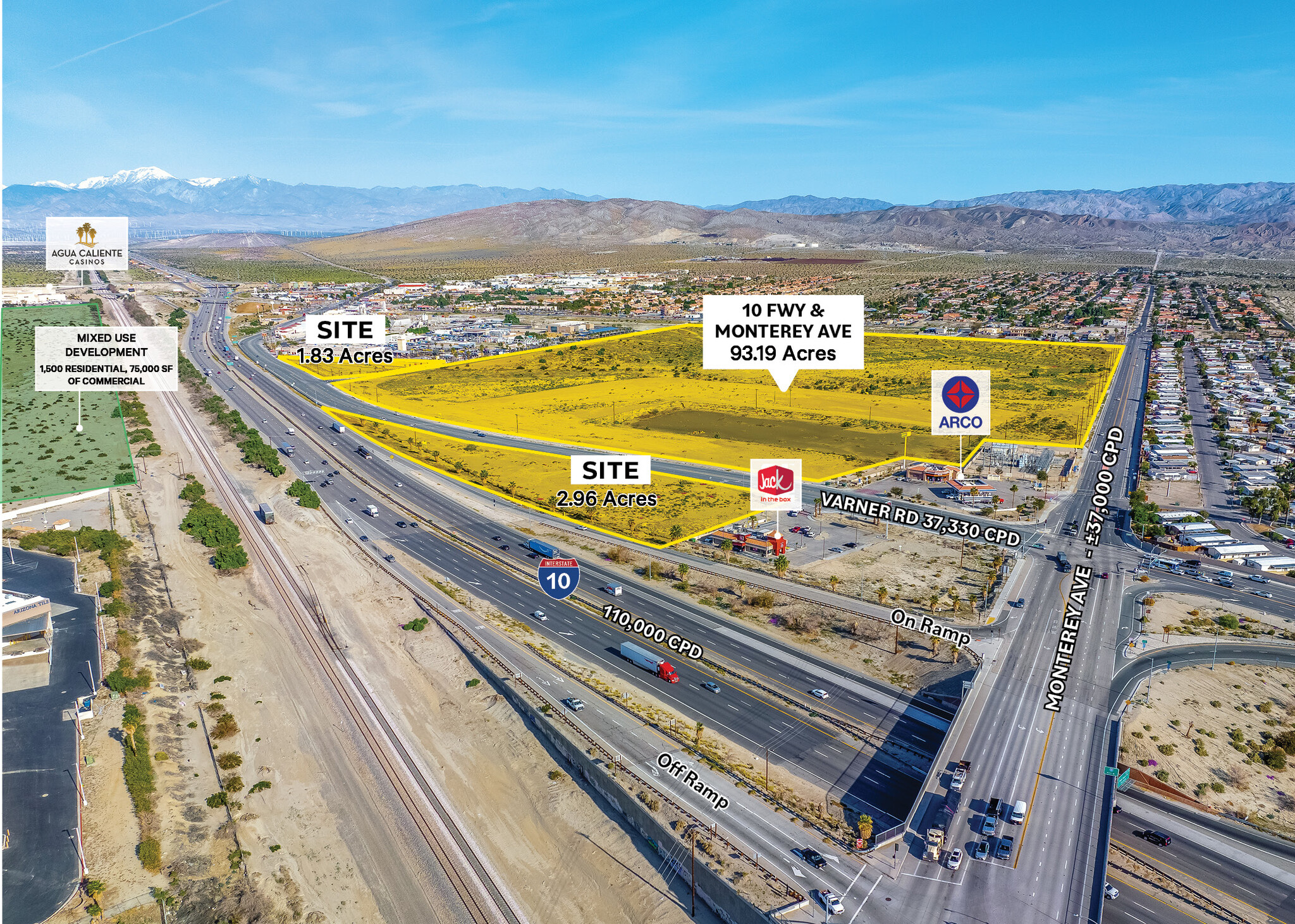 NWQ Monterey & Varner Rd ave @ Varner Road, Thousand Palms, CA for Sale