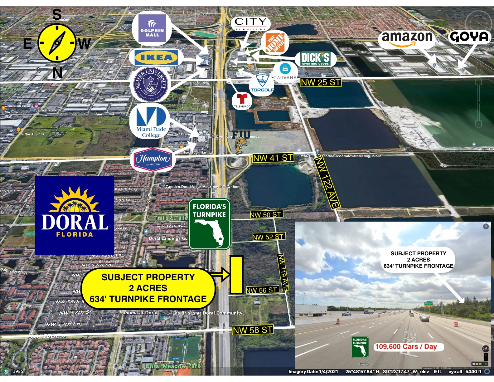 NW 56th St, Miami, FL for Sale