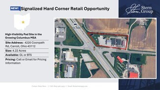 Carroll, OH Commercial Land - 4220 Coonpath Rd