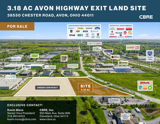 Avon, OH Commercial Land - Chester Rd N @ Route 611 Avon, OH Commercial Land - Chester Rd N @ Route 611