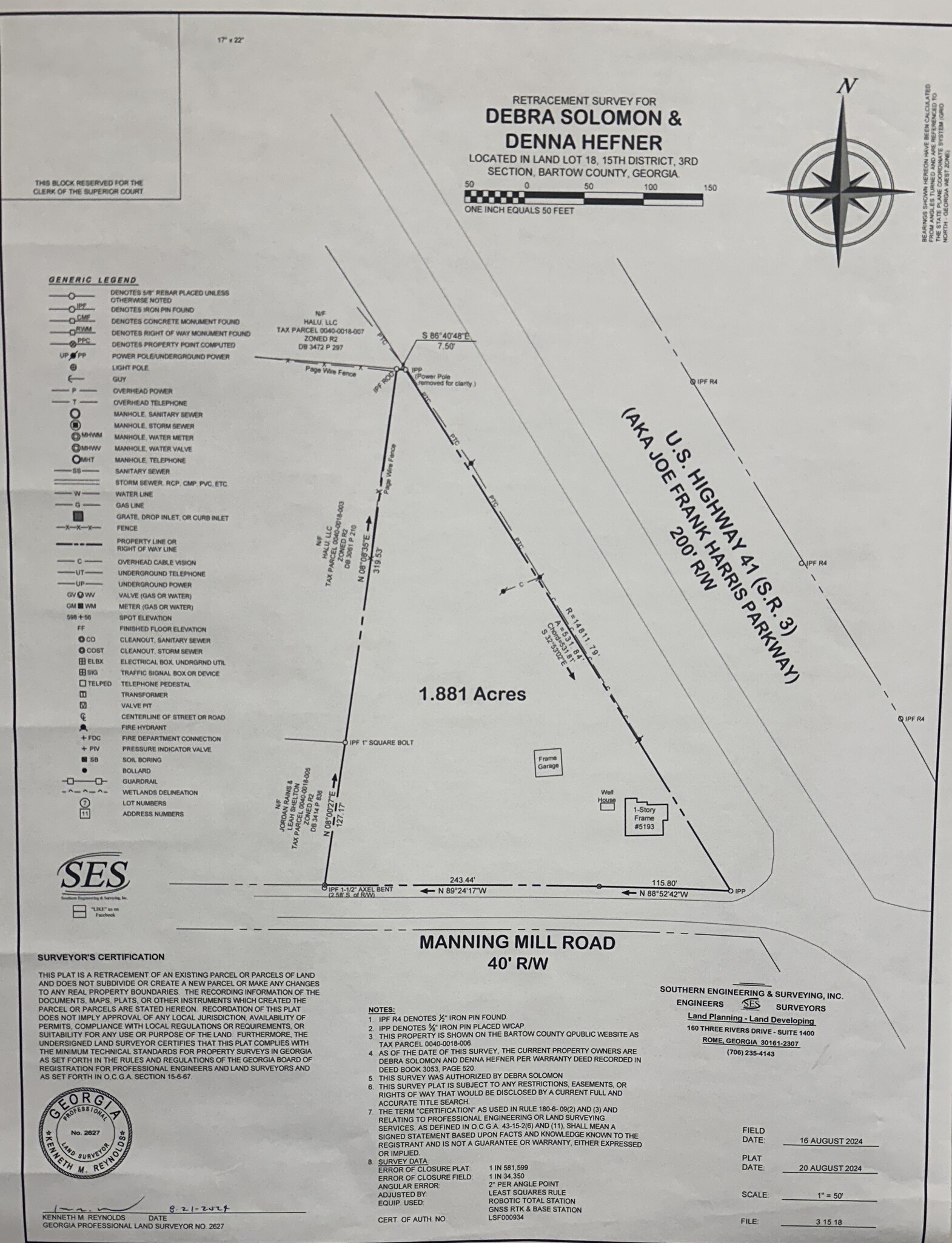 5193 Joe Frank Harris Pky NW, Adairsville, GA for Sale