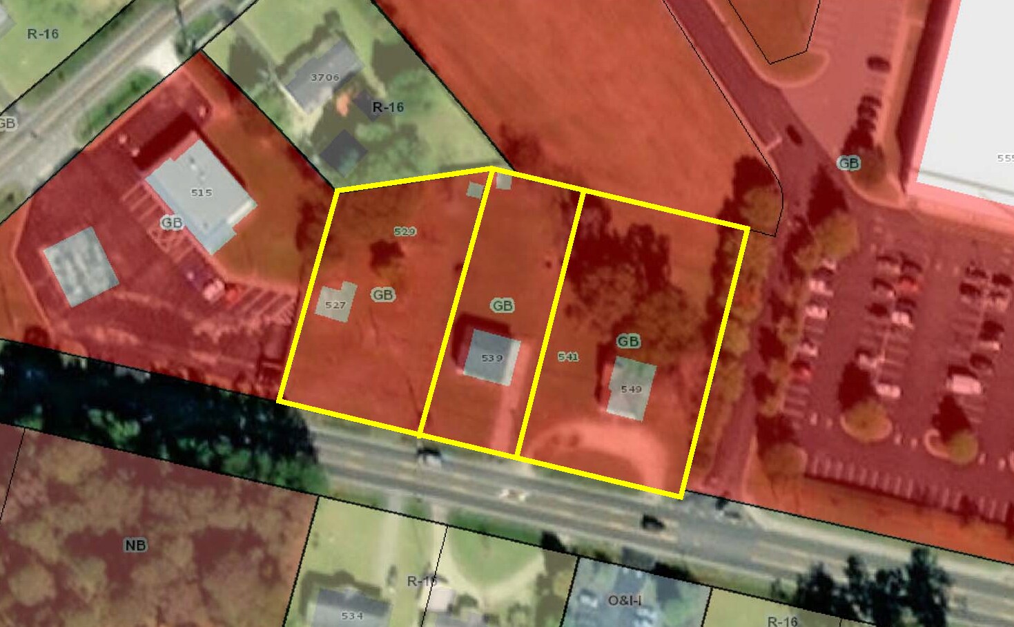 529, 539 & 549 E New Hope Road Goldsboro, NC 27534 Land Property for