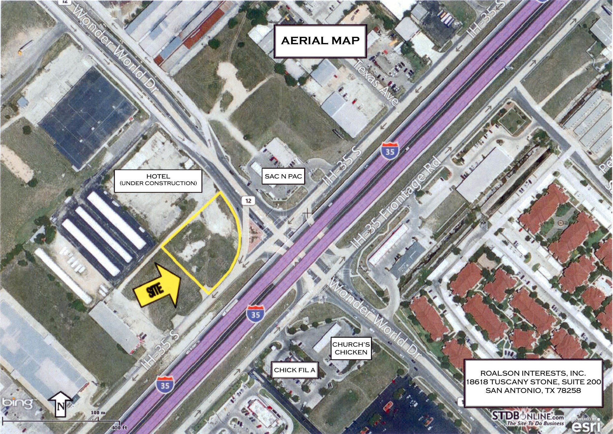 S I-35 Fwy @ Wonderworld Dr, San Marcos, TX for Sale