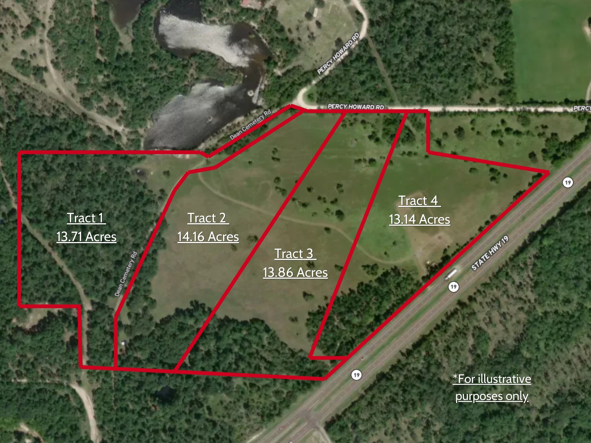 13.71 Ac Percy Howard Tract 1 rd, Huntsville, TX for Sale