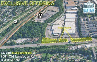 Landover, MD Commercial Land - 7001 Old Landover Rd Landover, MD Commercial Land - 7001 Old Landover Rd