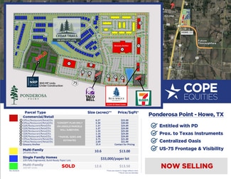 Howe, TX Commercial - US-75 & Ponderosa Rd Howe, TX Commercial - US-75 & Ponderosa Rd