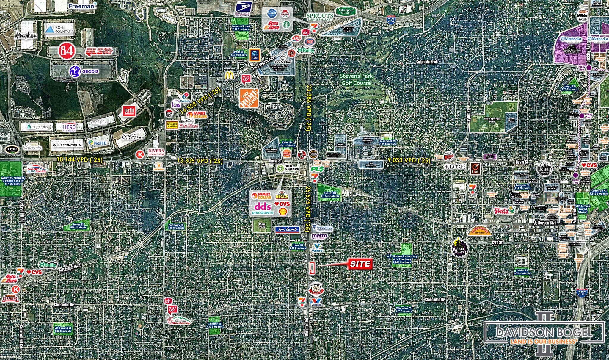 702, 714, 718, & 722 S. Hampton Rd., Dallas, TX for Sale