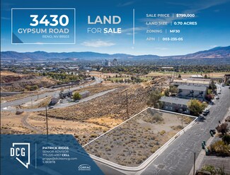 Reno, NV Residential Land - 3430 Gypsum Rd Reno, NV Residential Land - 3430 Gypsum Rd