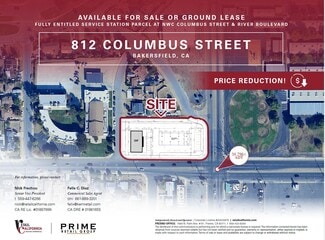 Bakersfield, CA Commercial Land - 812 columbus st