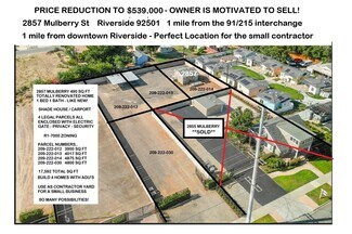 Riverside, CA Industrial Land - 2857 Mulberry St