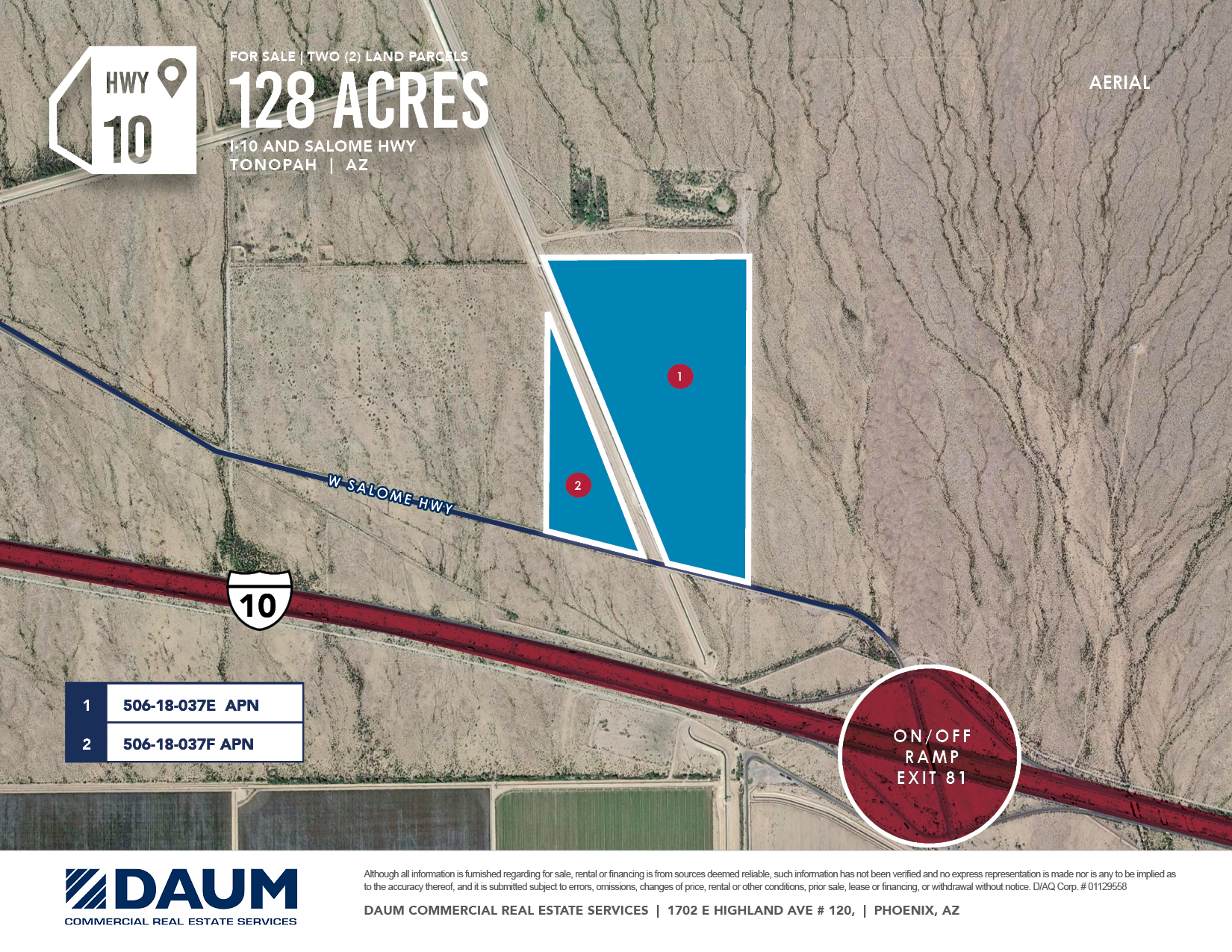 I-10 & W Salome Hwy, Buckeye, AZ for Sale