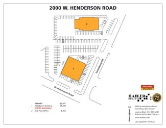 Columbus, OH Office - 2000 W Henderson Rd Columbus, OH Office - 2000 W Henderson Rd