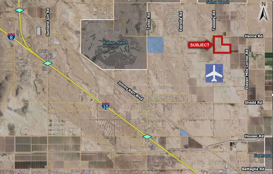 SEC Hanna Rd and Tweedy rd, Eloy, AZ for Sale