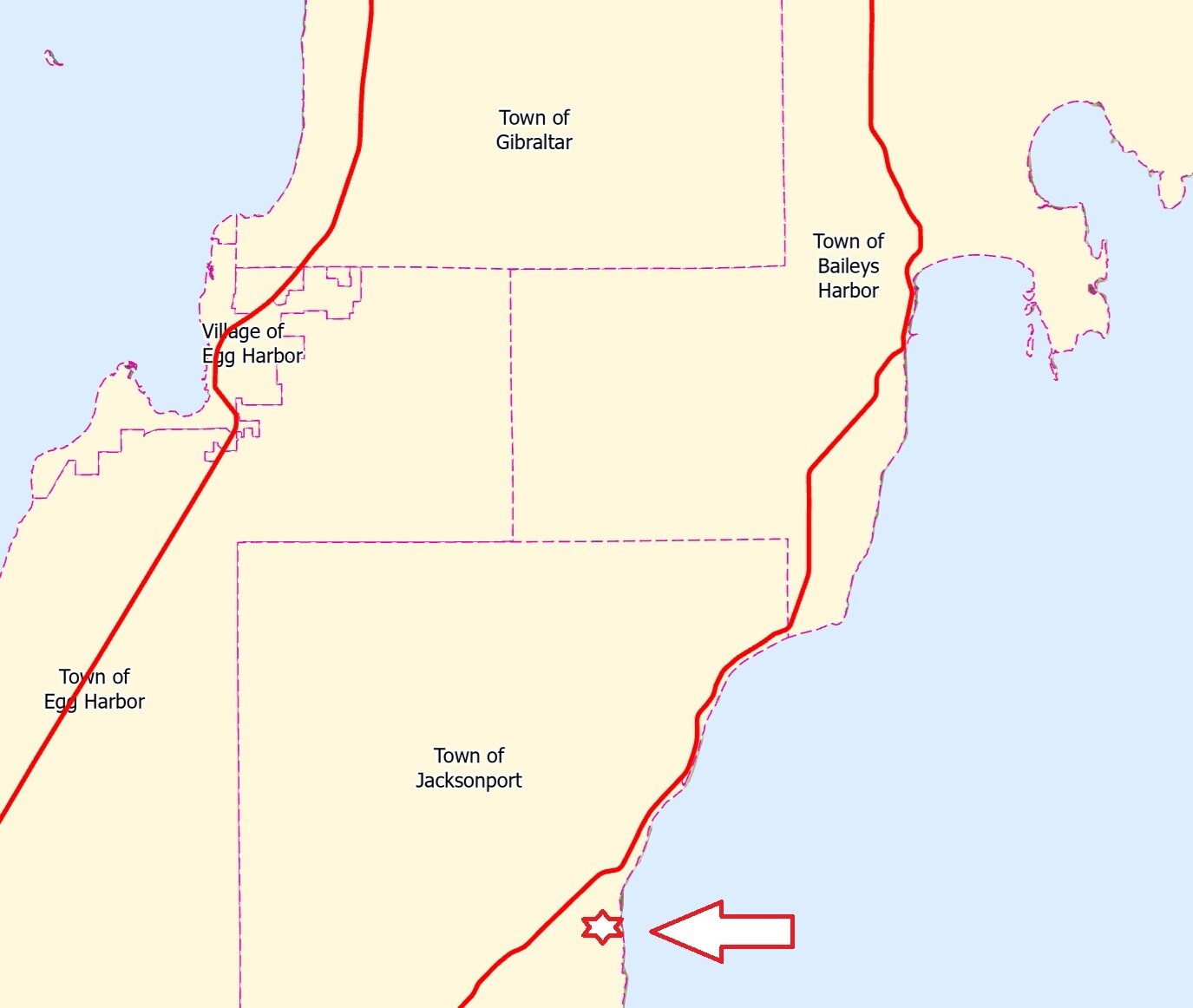 TBD Cave Point Drive, Jacksonport, WI for Sale